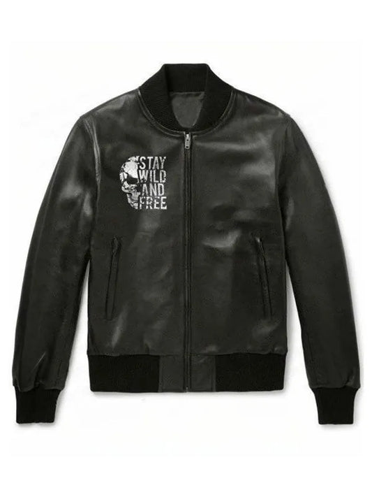 Stay Wild and Free Halloween Black Jacket
