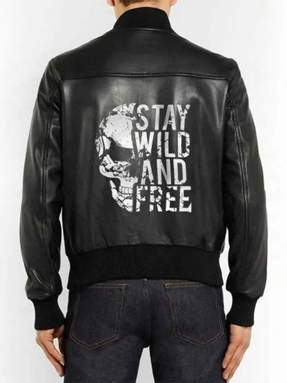 Stay Wild and Free Halloween Black Jacket