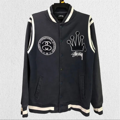 Stussy Embroidered Varsity Jacket
