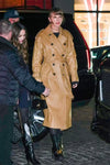 Taylor Swift 35th Birthday Camel Trench Coat
