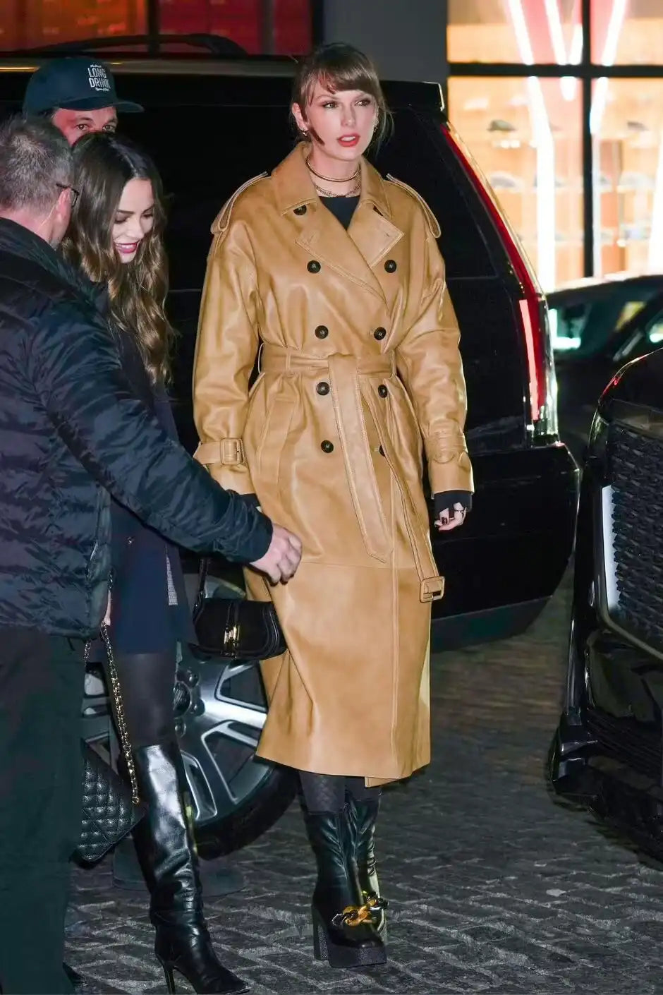 Taylor Swift 35th Birthday Camel Trench Coat