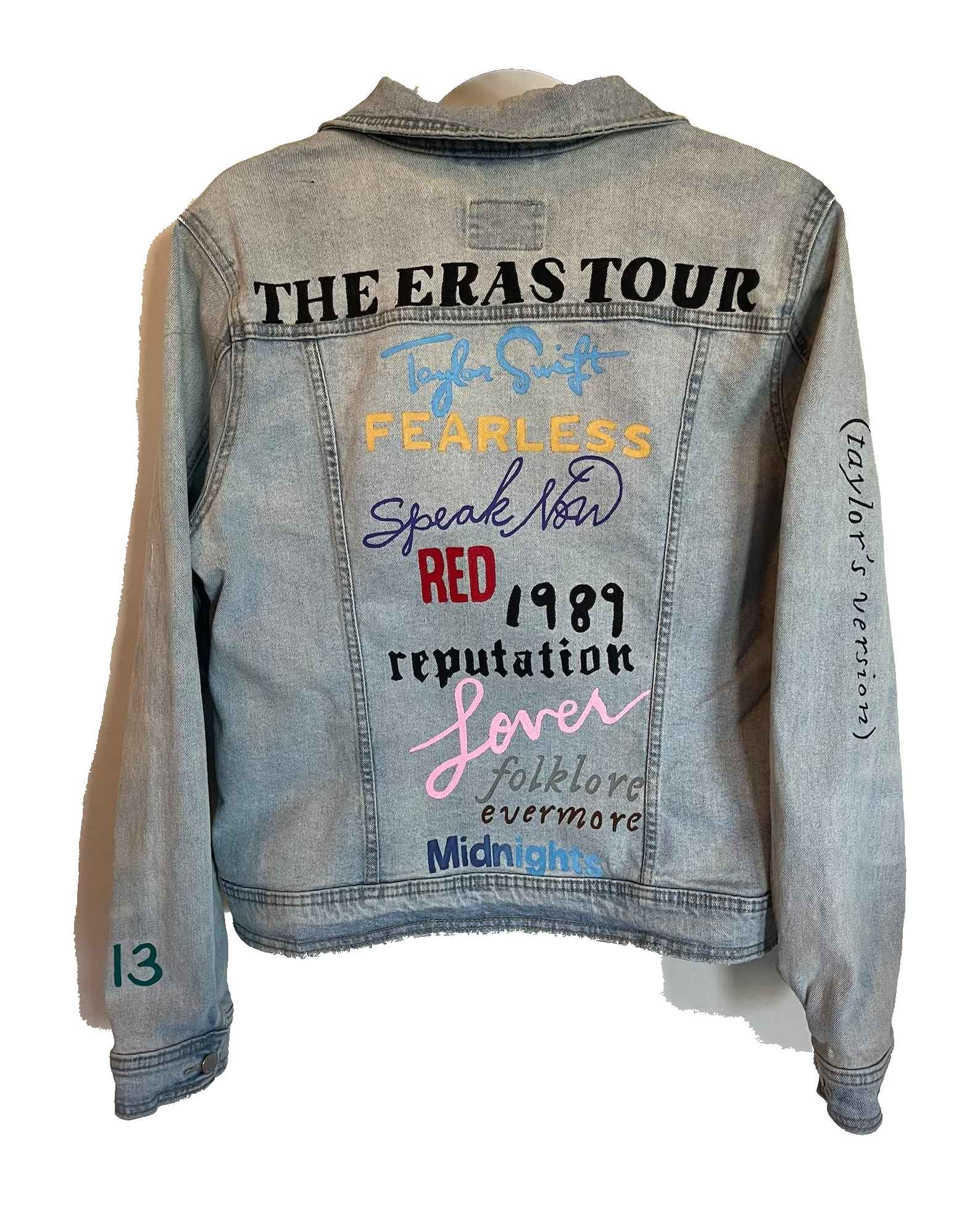 Taylor Swift Eras Tour Denim Jacket