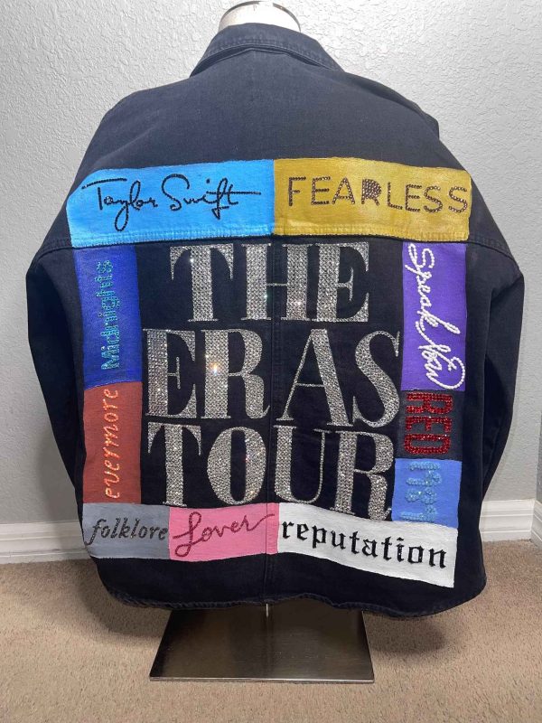 Taylor Swift The Eras Tour Black Jacket