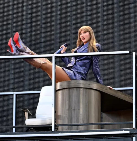 Taylor Swift The Man Blue Sequin Blazer