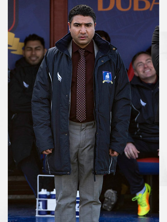 Ted Lasso S02 Nathan Shelley Blue Jacket