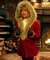 The Christmas Chronicles Mrs Claus Red Hooded Parka Coat
