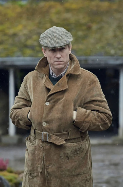 The Crown Tobias Menzies Corduroy Coat