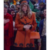 The Curse of Bridge Hollow Nia Vardalos Orange Coat