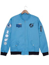 The Fantastic Four First Steps Blue Flight Jacket
