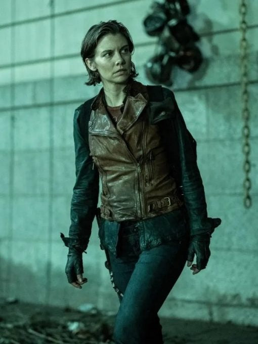 The Walking Dead: Dead City Maggie Rhee Leather Vest