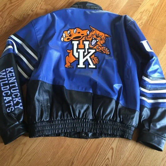 UK Kentucky Wildcats Leather Jacket