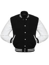 Unisex Black and White Varsity Jacket