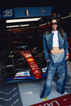 Valentina Ferrer F1 Miami Grand Prix Denim Jacket