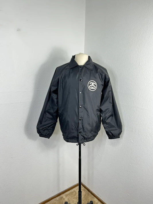 Stussy Vintage Nylon Black Jacket