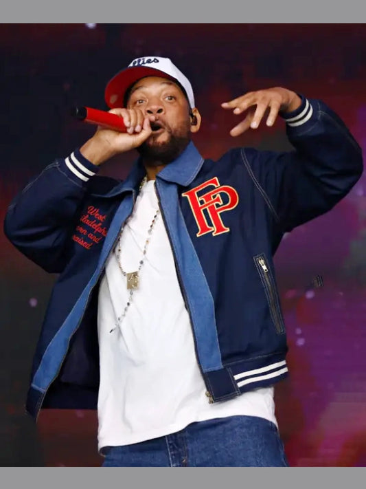 Will Smith Based on a True Story Tour Blue Jacket