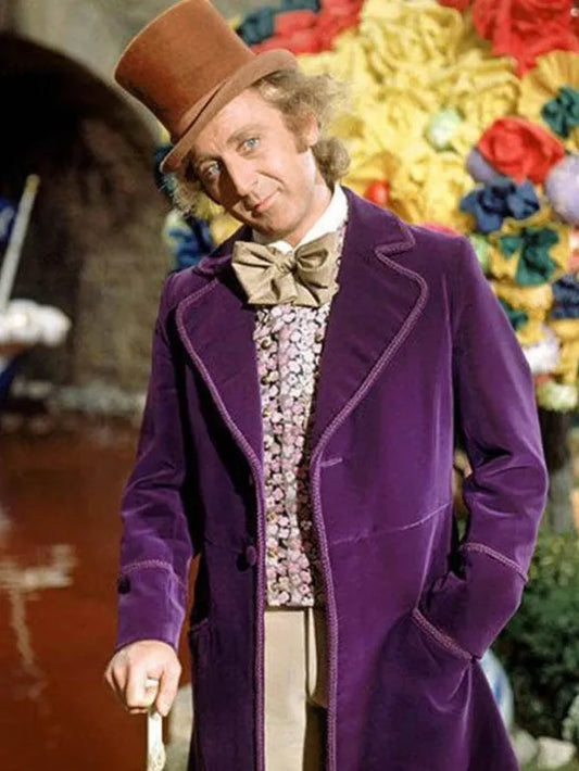 Willy Wonka Purple Coat
