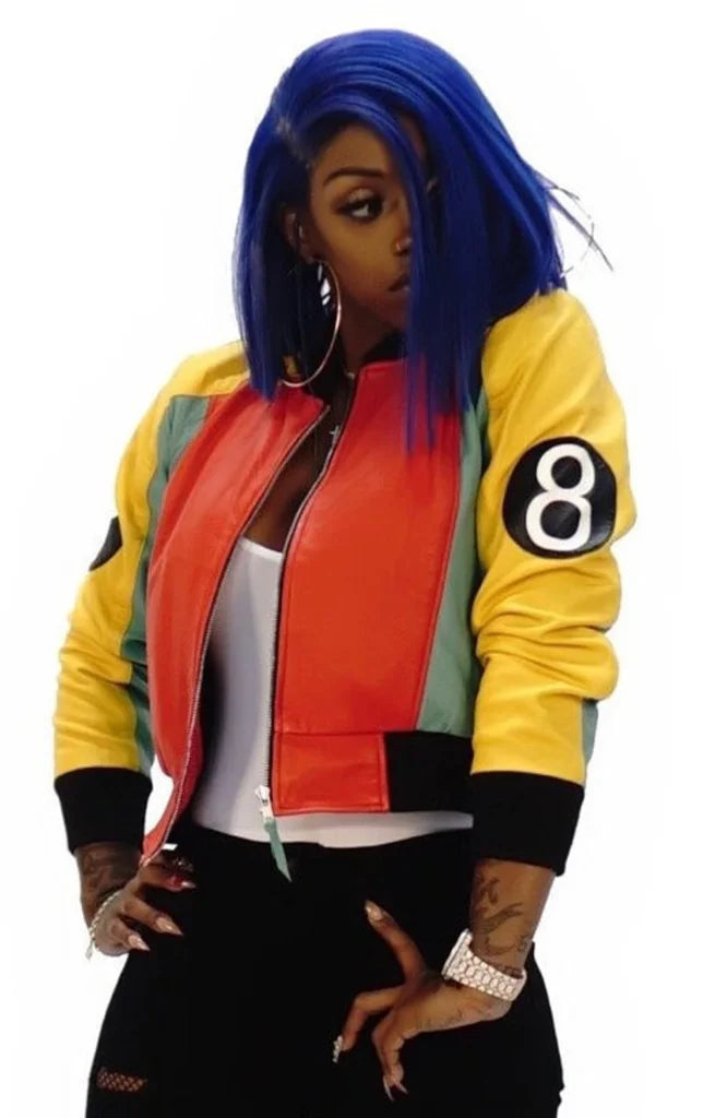 Women 8 Ball Pool Stylish Bomber Jacket