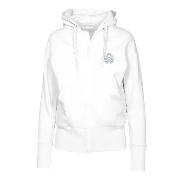 Women’s Denver Nuggets White Gardinia Hoodie
