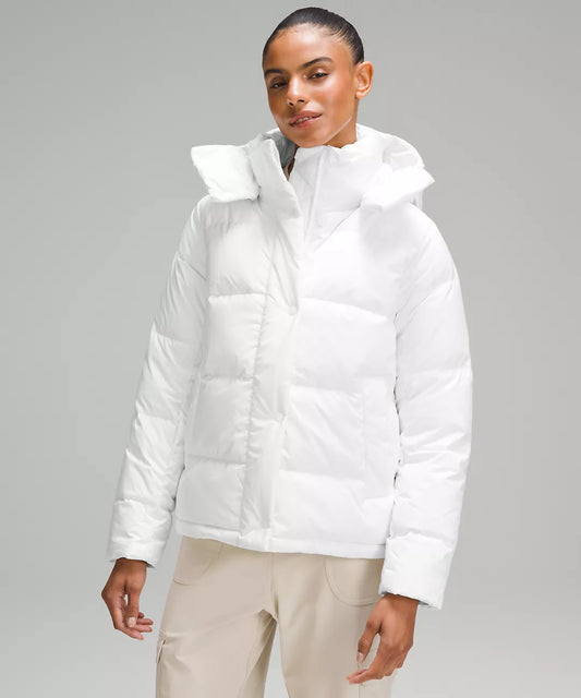 Women’s White Puffer Jacket
