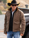 Yellowstone Brown Quilted Jacket
