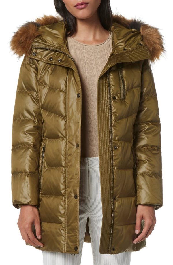 Malita Belted Down & Feather Fill Coat