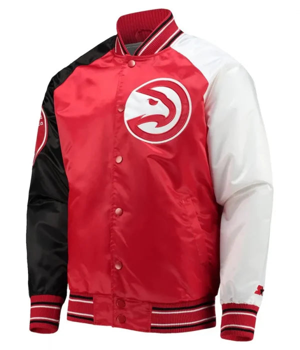 Atlanta Hawks Reliever Raglan Jacket