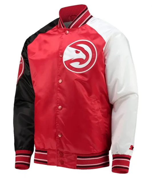 Atlanta Hawks Reliever Raglan Jacket