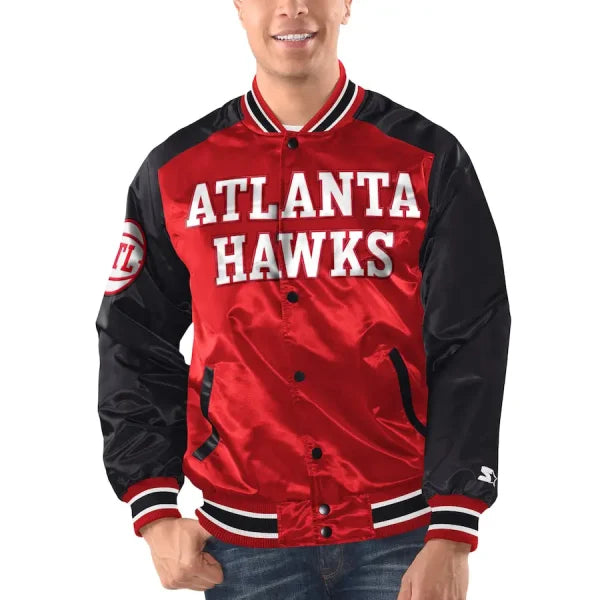 Atlanta Hawks Starter Renegade Varsity Jacket