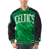 Boston Celtics Renegade Satin Varsity Jacket