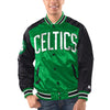 Boston Celtics Renegade Satin Varsity Jacket