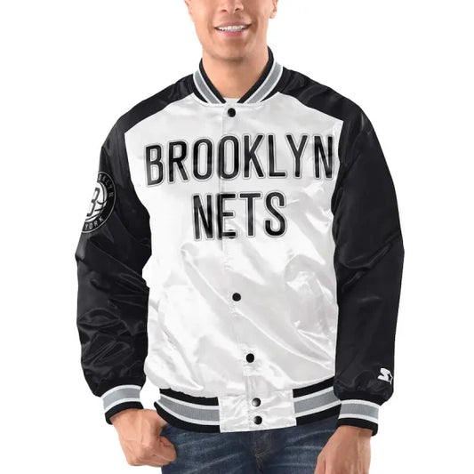 Brooklyn Nets Starter Renegade Varsity Jacket