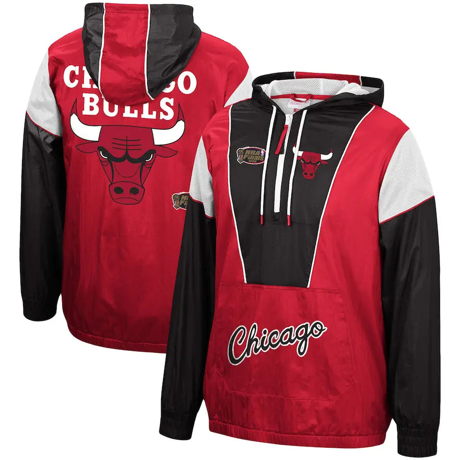 Chicago Bulls Hardwood Classics Windbreaker Hoodie