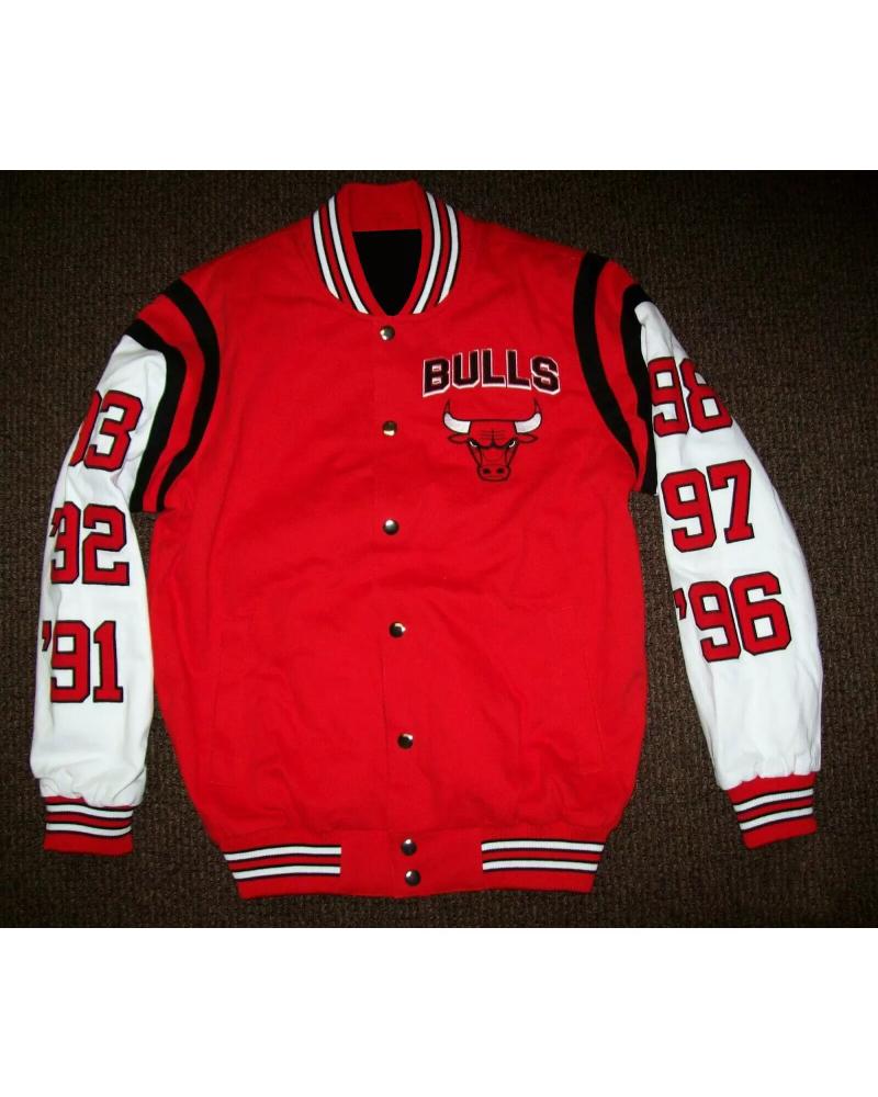 Chicago Bulls NBA Finals Time Champions Jacket