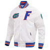 Florida Gators Classic White Satin Jacket