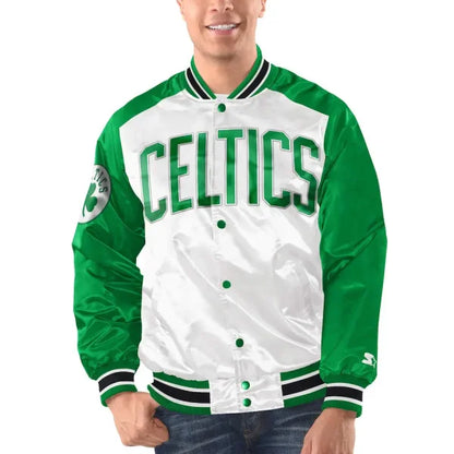 Boston Celtics Renegade Green Satin Jacket
