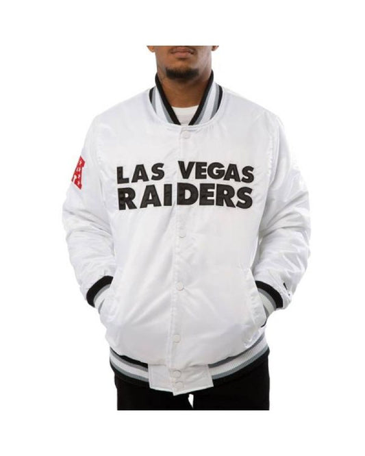 A Stars Las Vegas Raiders Satin Jacket