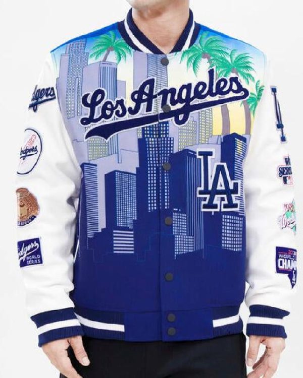 Dodgers Remix Varsity Jacket