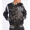 Los Angeles Kings Teddy Black Satin Jacket