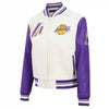 LA Lakers Cream Retro Classic Jacket
