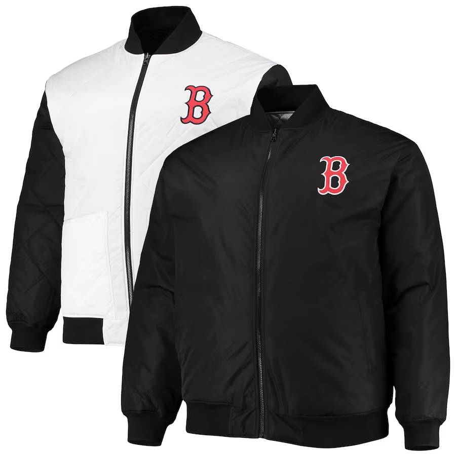 Men’s Boston Red Sox White/Black Jacket