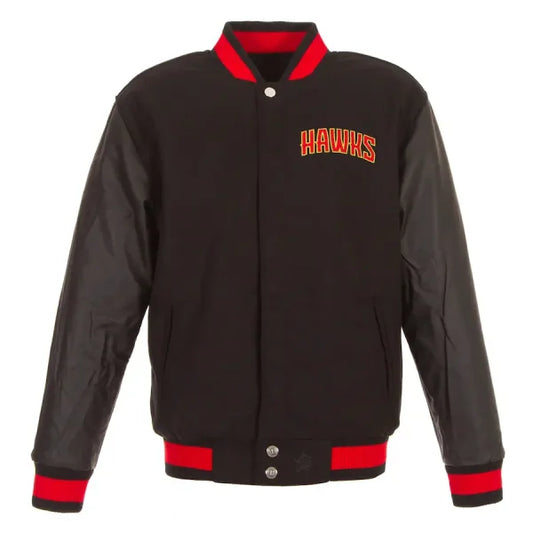 Atlanta Hawks JH Design Black Jacket