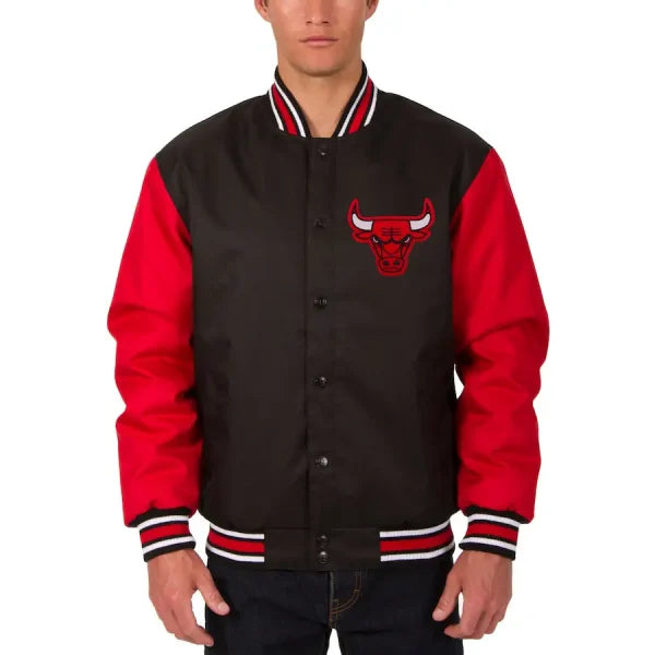 Chicago Bulls Poly Twill Logo Jacket
