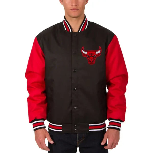 Chicago Bulls Poly Twill Logo Jacket