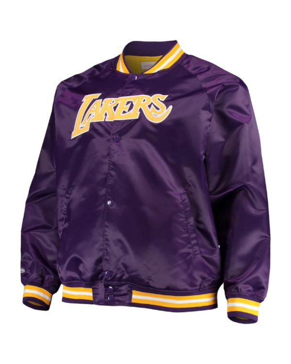 Lakers Mitchell & Ness Big & Tall Hardwood Jacket