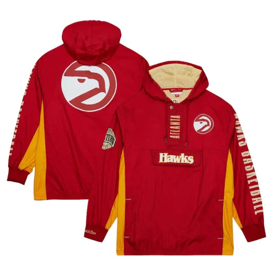 Atlanta Hawks Vintage Windbreaker Jacket