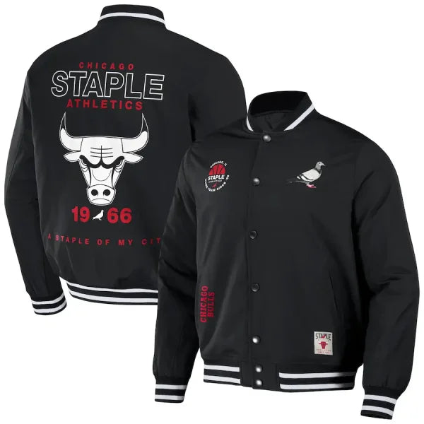Chicago Bulls NBA x Staple Varsity Jacket