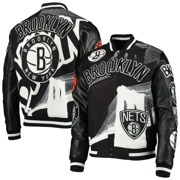 Brooklyn Nets Remix Varsity Jacket