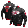 Chicago Bulls Script Tail Varsity Jacket