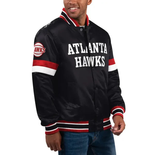 Atlanta Hawks Starter Home Game Varsity Jacket