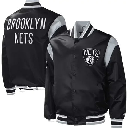 Brooklyn Nets Starter Force Play Varsity Jacket